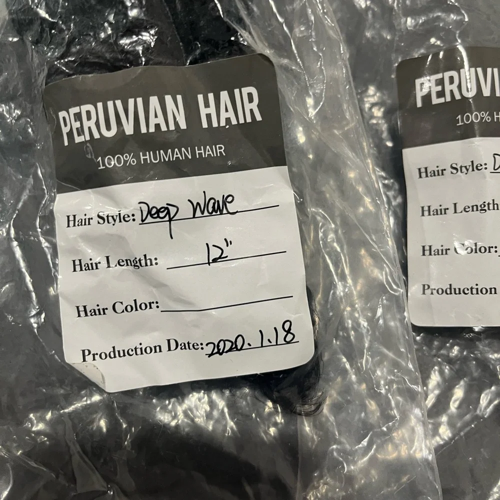 Peruvian Hair Bundles - Black